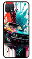 Vintage Car Metal Mobile Case for Oppo A16K   (Design No -29)