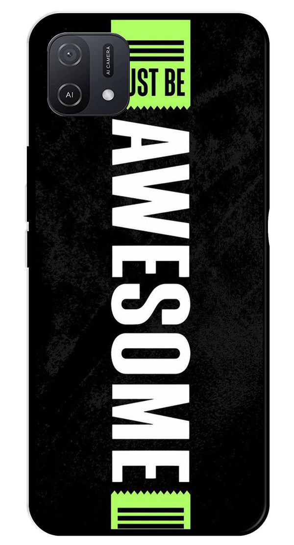 Awesome Metal Mobile Case for Oppo A16K   (Design No -33)