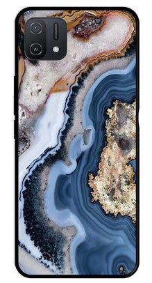 Marble Design Metal Mobile Case for Oppo A16K