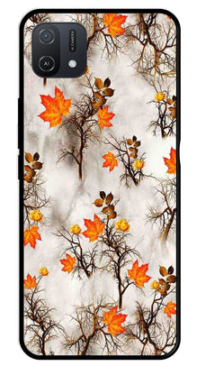 Autumn leaves Metal Mobile Case for Oppo A16K