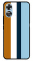 MultiColor Pattern Metal Mobile Case for Oppo A17   (Design No -17)