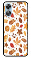 Autumn Leaf Metal Mobile Case for Oppo A17   (Design No -19)