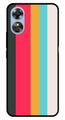Muted Rainbow Metal Mobile Case for Oppo A17   (Design No -31)