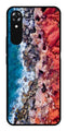 Sea Shore Metal Mobile Case for Oppo A17K   (Design No -18)