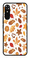 Autumn Leaf Metal Mobile Case for Oppo A17K   (Design No -19)