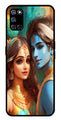 Lord Radha Krishna Metal Mobile Case for Oppo A52   (Design No -01)