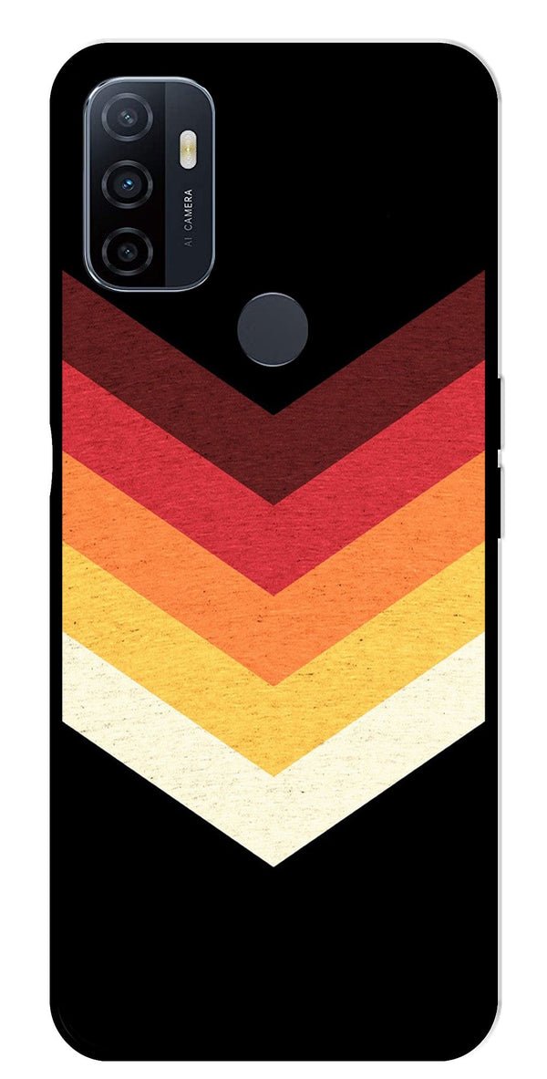 MultiColor Arrow Metal Mobile Case for Oppo A53   (Design No -04)