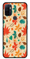 Leafs Design Metal Mobile Case for Oppo A53   (Design No -14)
