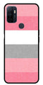 Pink Pattern Metal Mobile Case for Oppo A53   (Design No -23)