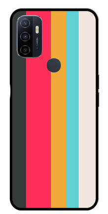 Muted Rainbow Metal Mobile Case for Oppo A53