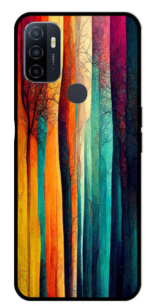 Modern Art Colorful Metal Mobile Case for Oppo A53