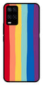 Rainbow MultiColor Metal Mobile Case for Oppo A54 4G   (Design No -03)
