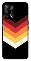 MultiColor Arrow Metal Mobile Case for Oppo A74 5G   (Design No -04)