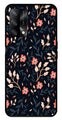 Floral Pattern Metal Mobile Case for Oppo A74 5G   (Design No -10)