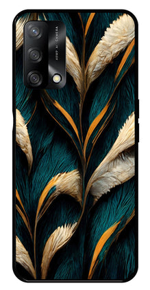 Feathers Metal Mobile Case for Oppo A74 5G