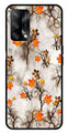 Autumn leaves Metal Mobile Case for Oppo A54 5G   (Design No -55)