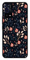 Floral Pattern Metal Mobile Case for Oppo A53s   (Design No -10)
