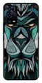 Lion Pattern Metal Mobile Case for Oppo A53s   (Design No -40)