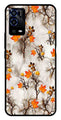 Autumn leaves Metal Mobile Case for Oppo A53s   (Design No -55)