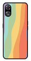 Muted Rainbow Metal Mobile Case for Oppo A58 5G   (Design No -02)