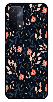 Floral Pattern Metal Mobile Case for Oppo A74