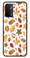 Autumn Leaf Metal Mobile Case for Oppo A74   (Design No -19)