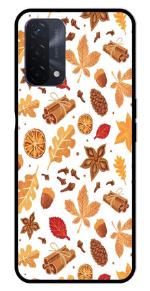 Autumn Leaf Metal Mobile Case for Oppo A74
