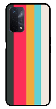 Muted Rainbow Metal Mobile Case for Oppo A74