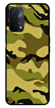 Army Pattern Metal Mobile Case for Oppo A74
