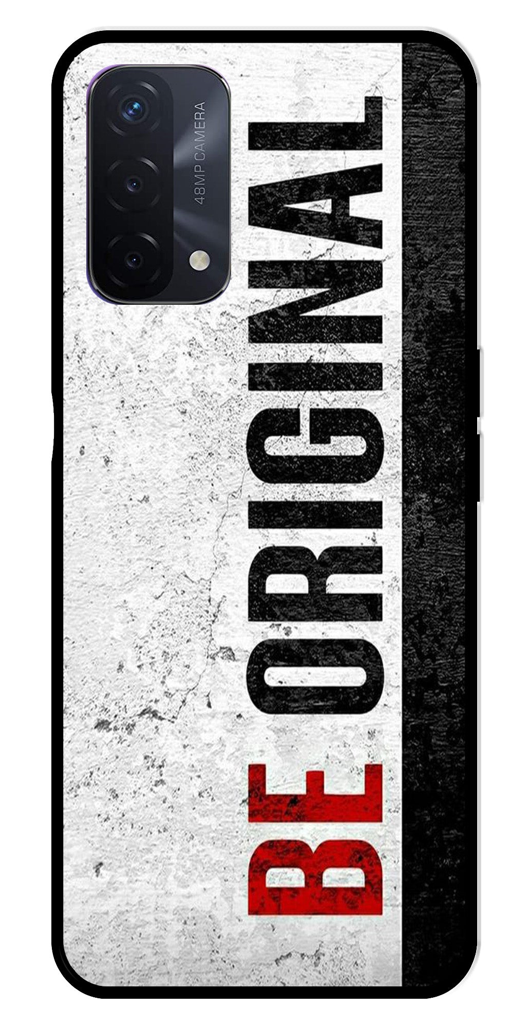 Be Original Metal Mobile Case for Oppo A74   (Design No -38)