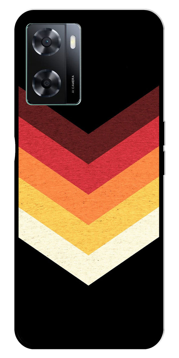 MultiColor Arrow Metal Mobile Case for Oppo A57 4G   (Design No -04)