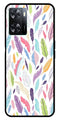 Colorful Feathers Metal Mobile Case for Oppo A77s 4G   (Design No -06)