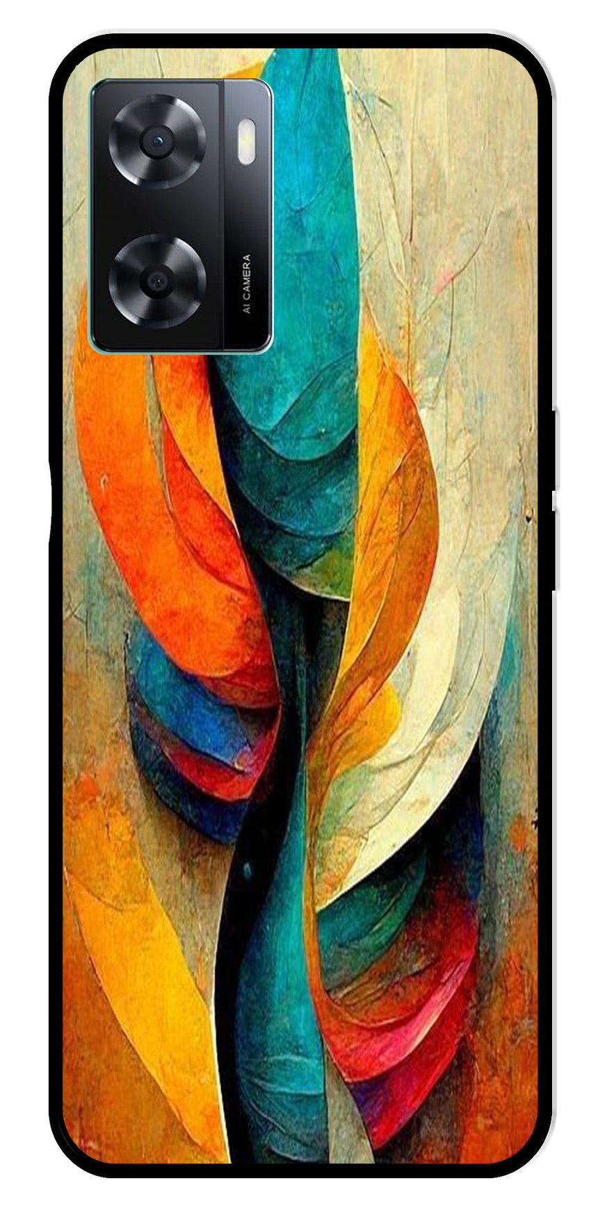 Modern Art Metal Mobile Case for Oppo A57 4G   (Design No -11)