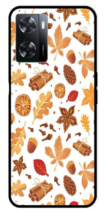 Autumn Leaf Metal Mobile Case for Oppo A57 4G