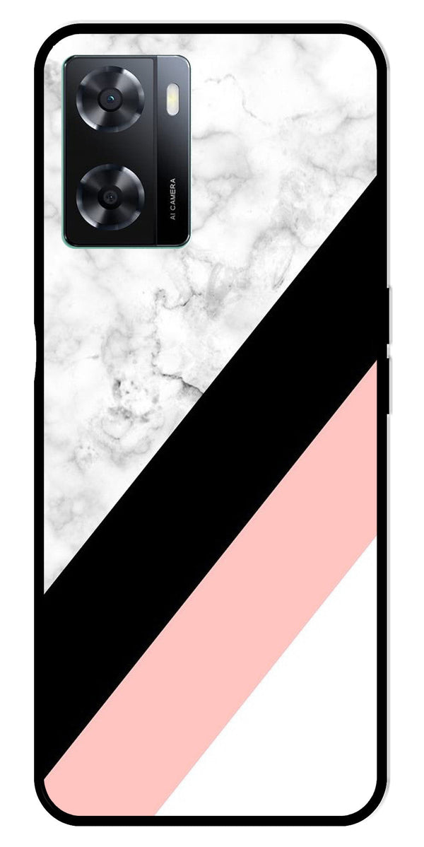 Marble Design Metal Mobile Case for Oppo A57 4G   (Design No -24)