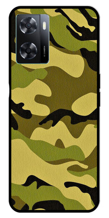 Army Pattern Metal Mobile Case for Oppo A57 4G