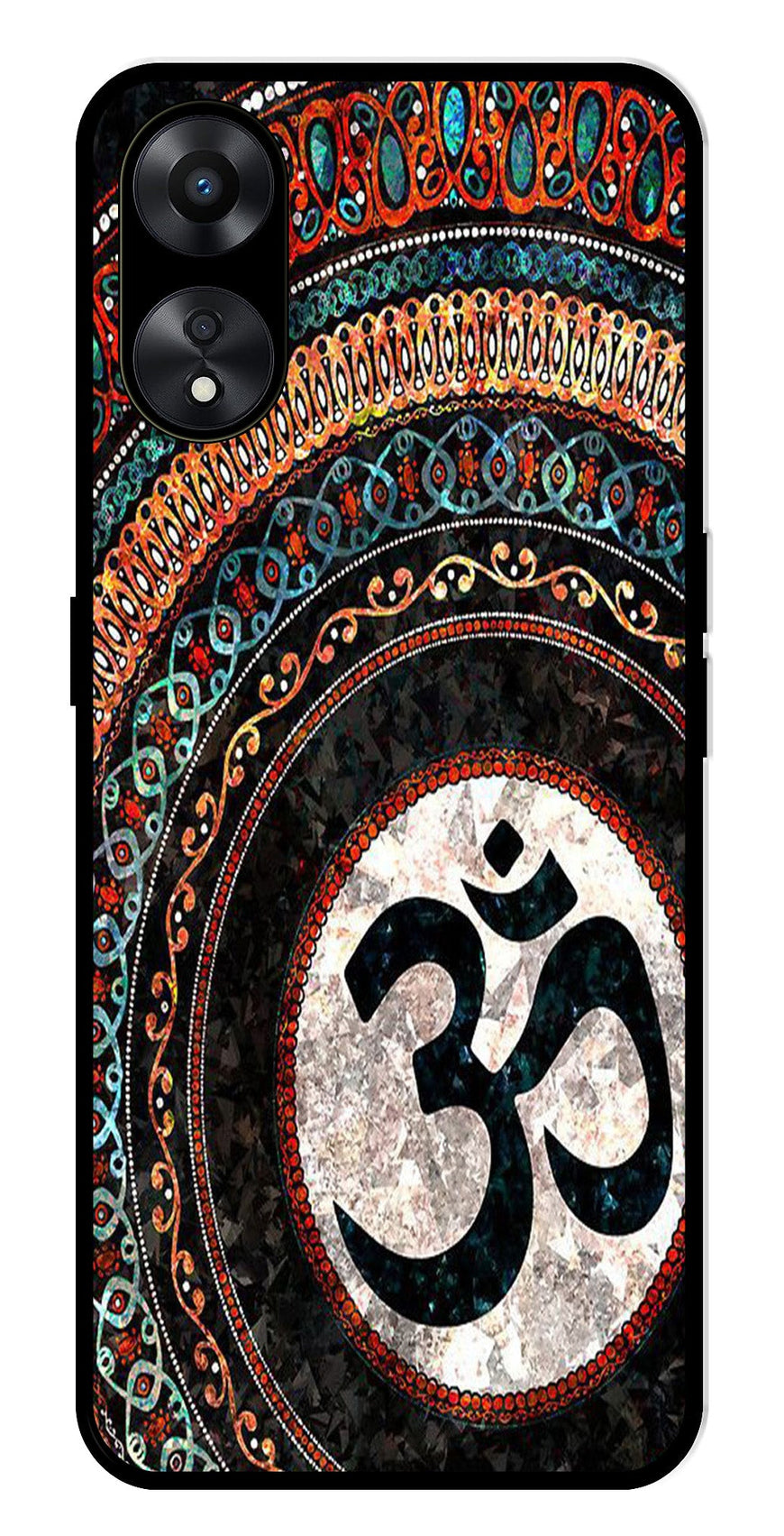 Oum Design Metal Mobile Case for Oppo A78 5G   (Design No -15)