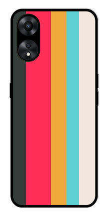 Muted Rainbow Metal Mobile Case for Oppo A78