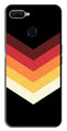 MultiColor Arrow Metal Mobile Case for Oppo A7   (Design No -04)