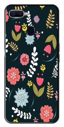 Floral Pattern2 Metal Mobile Case for Oppo A7