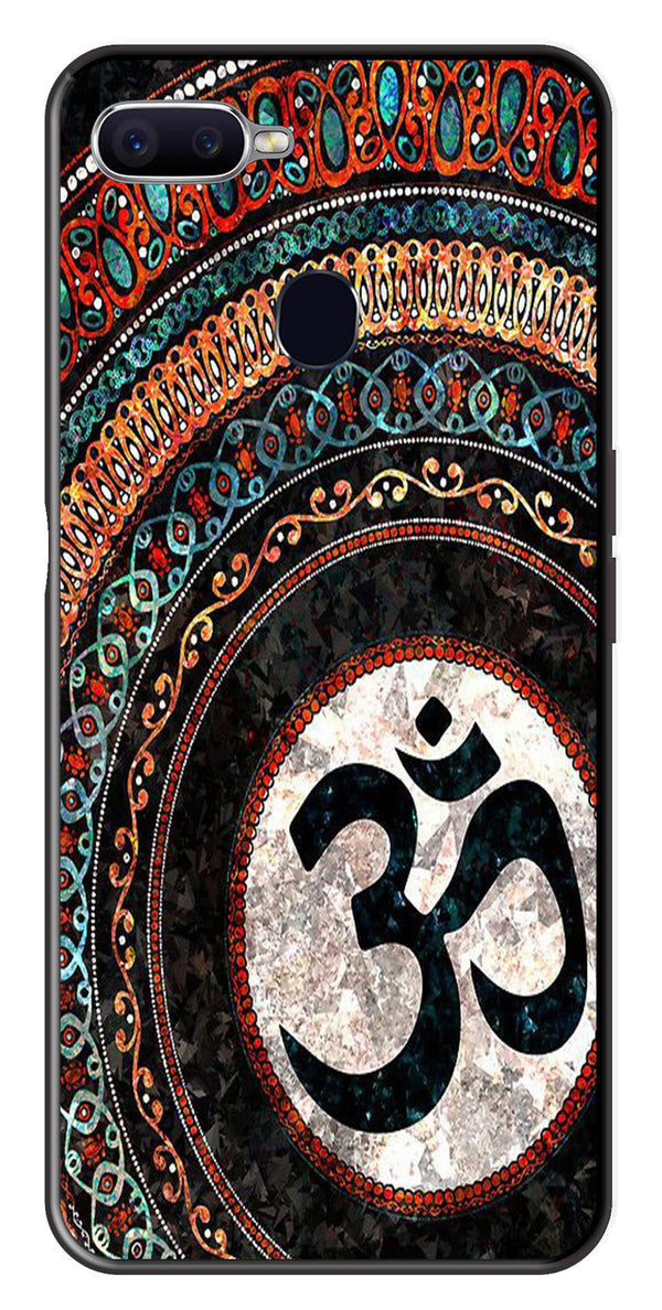 Oum Design Metal Mobile Case for Oppo A7   (Design No -15)