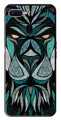 Lion Pattern Metal Mobile Case for Oppo A7   (Design No -40)