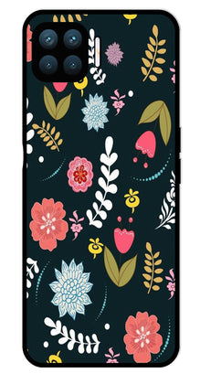 Floral Pattern2 Metal Mobile Case for Oppo A93