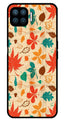 Leafs Design Metal Mobile Case for Oppo A93   (Design No -14)
