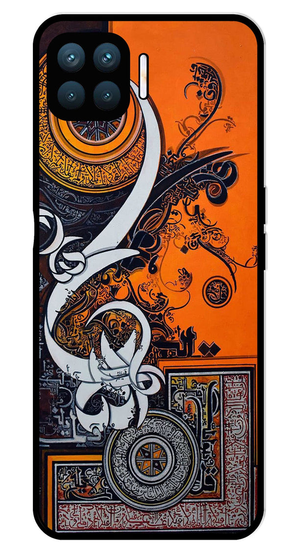 Qalander Art Metal Mobile Case for Oppo A93   (Design No -16)