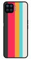 Muted Rainbow Metal Mobile Case for Oppo F17 Pro  (Design No -31)