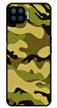 Army Pattern Metal Mobile Case for Oppo A93   (Design No -35)