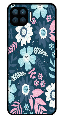 Flower Leaves Design Metal Mobile Case for Oppo A93