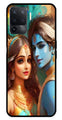 Lord Radha Krishna Metal Mobile Case for Oppo F19 Pro   (Design No -01)