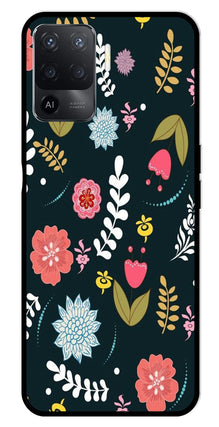 Floral Pattern2 Metal Mobile Case for Oppo F19 Pro
